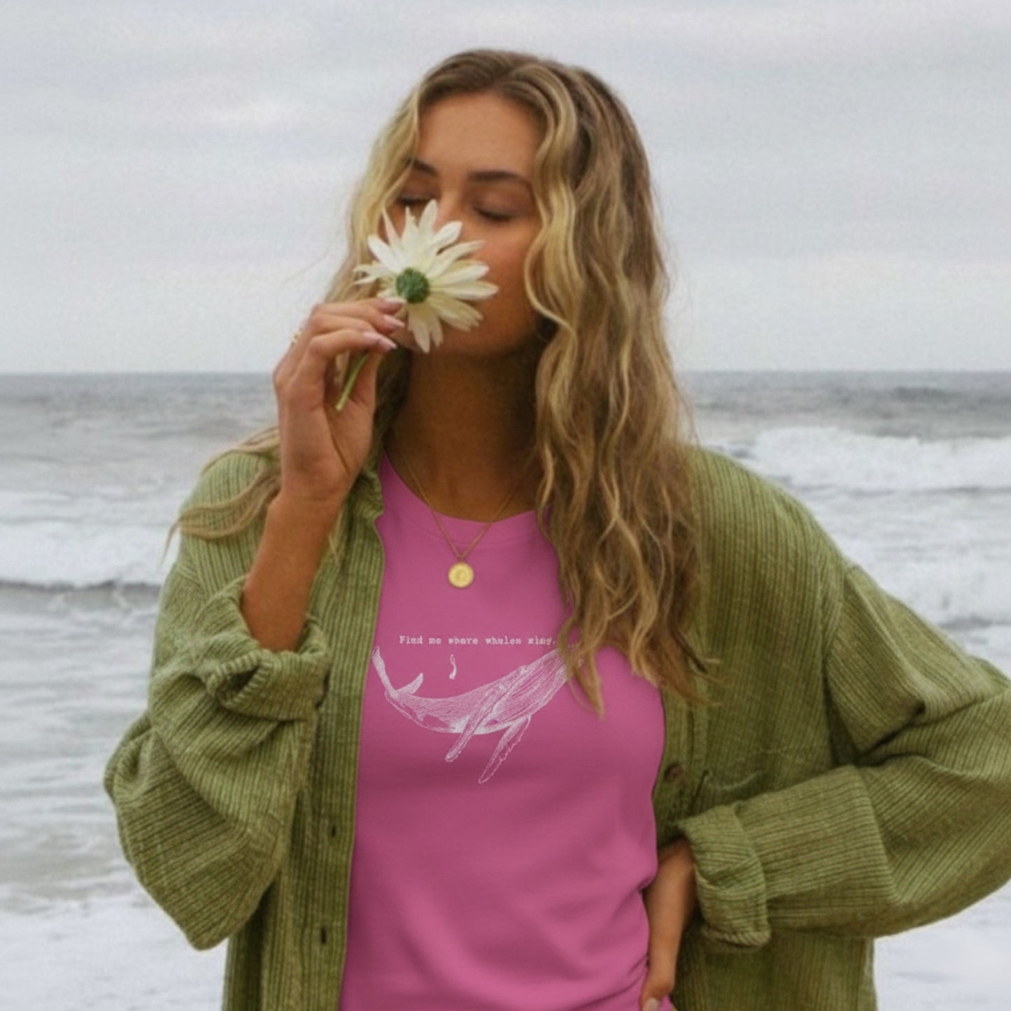 Find me where whales sing — Premium conservation tee - Unisex